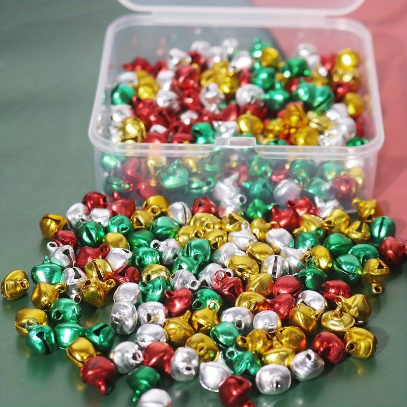 Christmas Decoration Small Bells Colorful Dance Earrings - Temu
